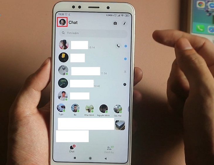 Bat mi cach doi nhac chuong messenger tren dien th